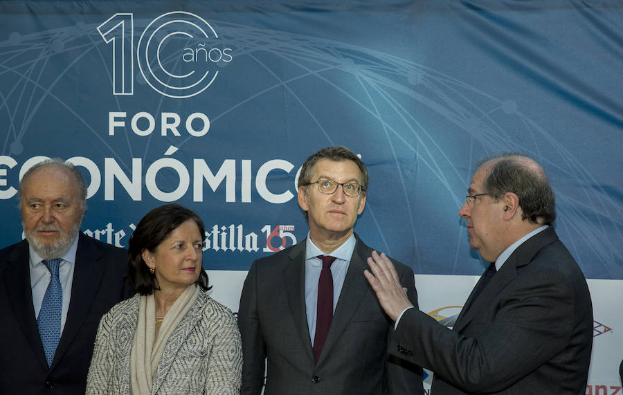 El Foro Económico organizado por El Norte de Castilla cumple diez años. Los presidentes de Castilla y León y Galicia han sido los invitados por este décimo aniversario
