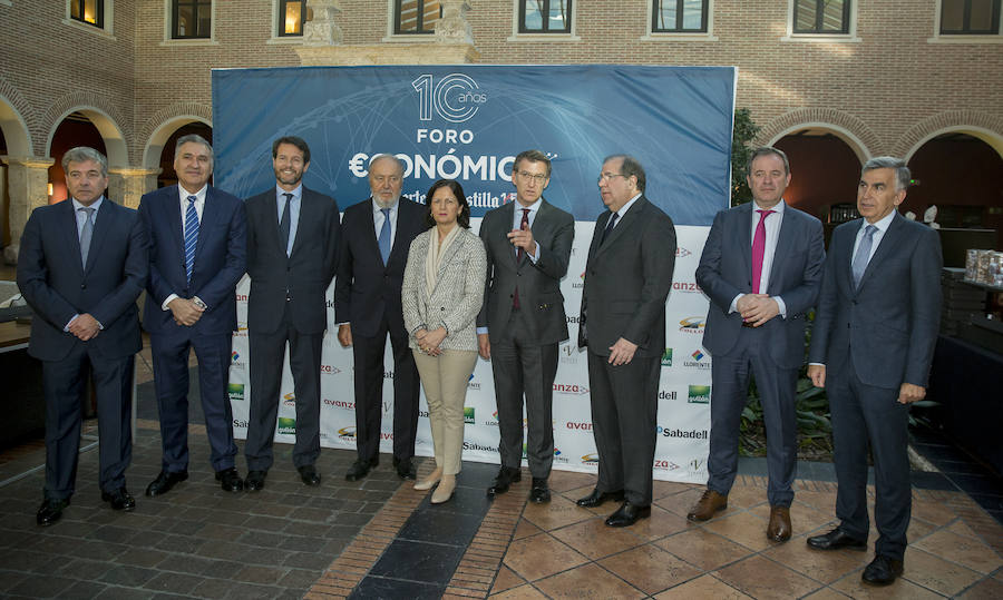 El Foro Económico organizado por El Norte de Castilla cumple diez años. Los presidentes de Castilla y León y Galicia han sido los invitados por este décimo aniversario