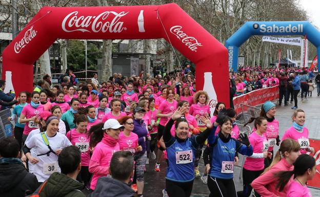 Carrera de las Mujeres en el Paseo Central del Campo Grande en la aedición de 2018.