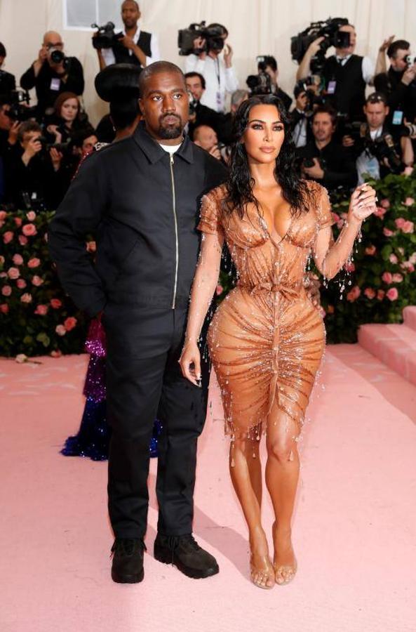 Kim Kardashian y Kanye West. 