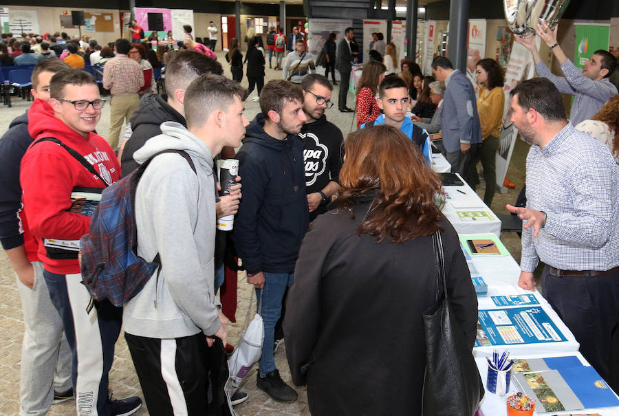 Fotos: Feria Tándem de empleo en el cámpus de la UVA en Segovia