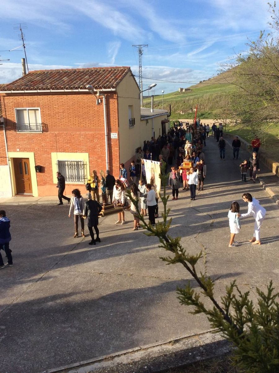 Fotos: Procesión de San Miguel en Castrodeza