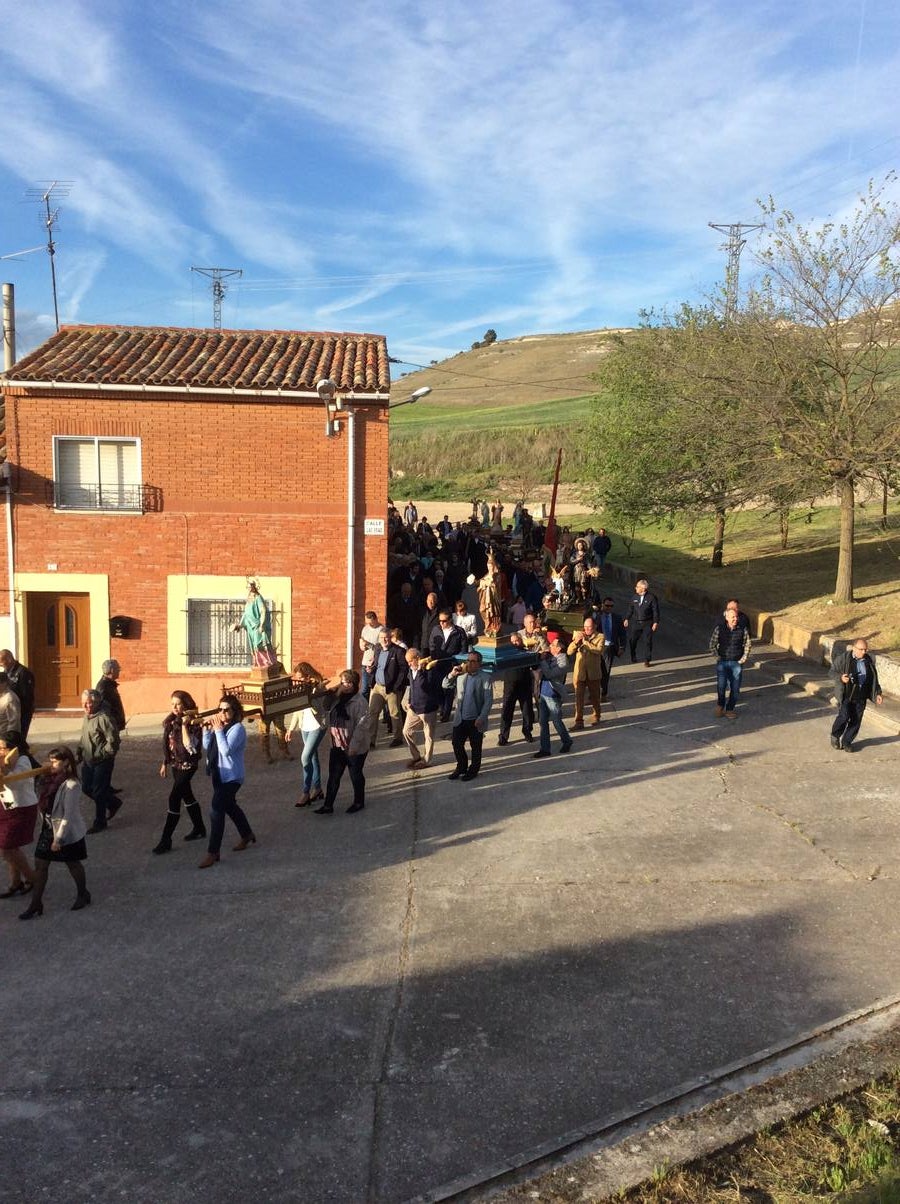 Fotos: Procesión de San Miguel en Castrodeza