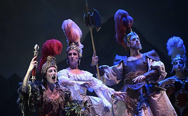 Ensayo general del lunes de 'La Partenope'.