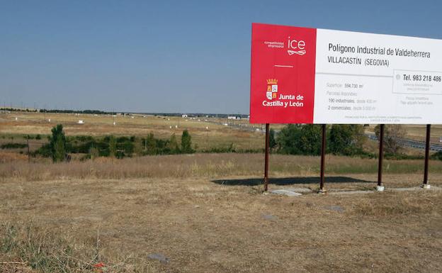 Terrenos del nuevo polígono de Valdeherrera, en el término municipal de Villacastín. 