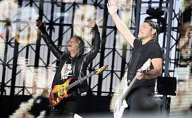 Concierto del grupo Metallica en Madrid.