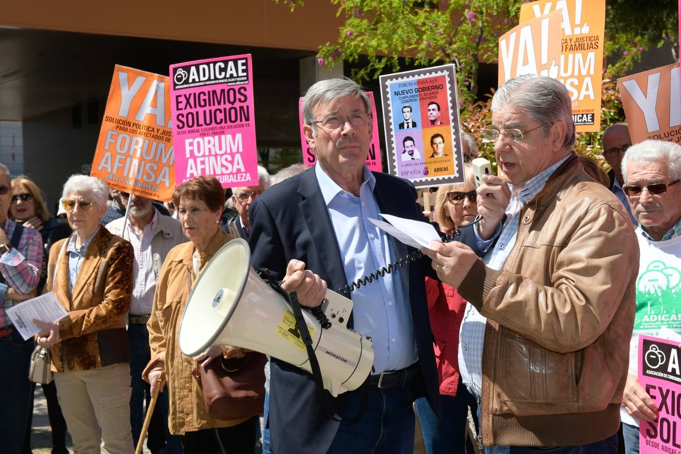 Fotos: Concentración de afectados de Fórum y Afinsa en Valladolid