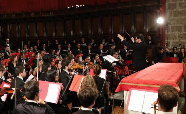 Un momento del concierto celebrado en la Catedral de Valladolid.