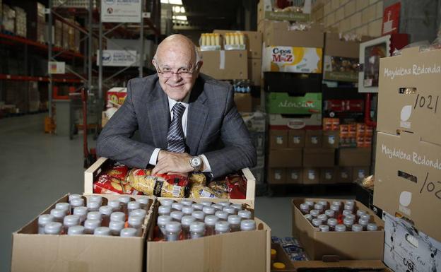 Jesús Mediavilla, presidente del Banco de Alimentos de Valladolid.