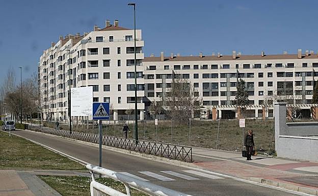 Un bloque de viviendas en Valladolid.