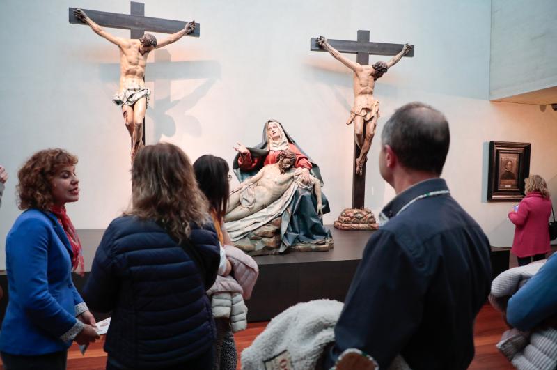 Los vallisoletanos han disfrutado este sábado gratis del Museo Nacional de Escultura, del Patio Herreriano, del Museo de Valladolid y del Museo de la Ciencia, entre otros