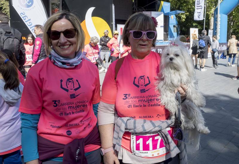 El Campo Grande se tiñó ayer de rosa para disfrutar de la tercera Carrera y Marcha de las Mujeres, que organizó El Norte de Castilla. El triunfo individual fue para Andrea Román (190), pero la clasificación general fue para todas las mujeres.