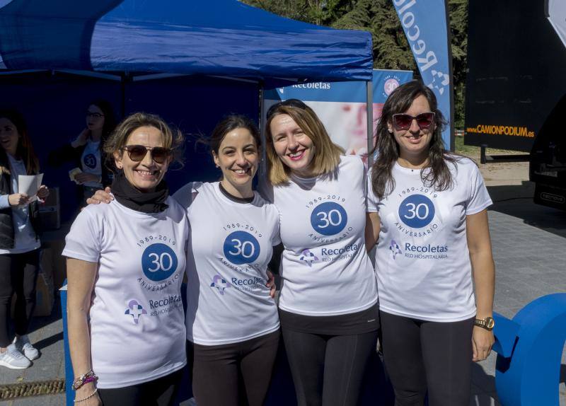 El Campo Grande se tiñó ayer de rosa para disfrutar de la tercera Carrera y Marcha de las Mujeres, que organizó El Norte de Castilla. El triunfo individual fue para Andrea Román (190), pero la clasificación general fue para todas las mujeres.