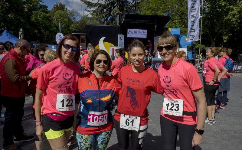 El Campo Grande se tiñó ayer de rosa para disfrutar de la tercera Carrera y Marcha de las Mujeres, que organizó El Norte de Castilla. El triunfo individual fue para Andrea Román (190), pero la clasificación general fue para todas las mujeres.