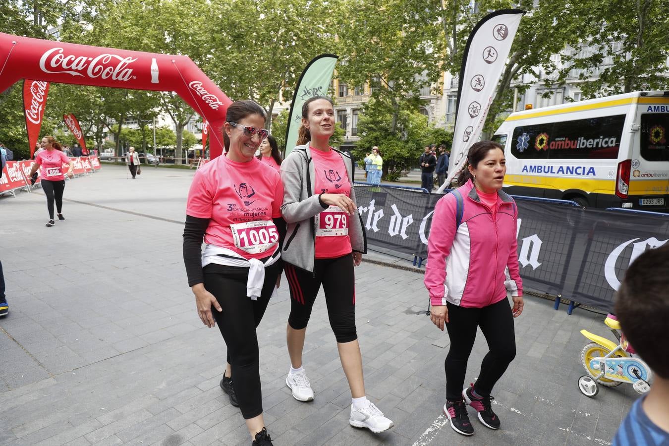 La buena mañana acompañó a las participantes en la Carrera y Marcha de las Mujeres, organizada por El Norte de Castilla. 