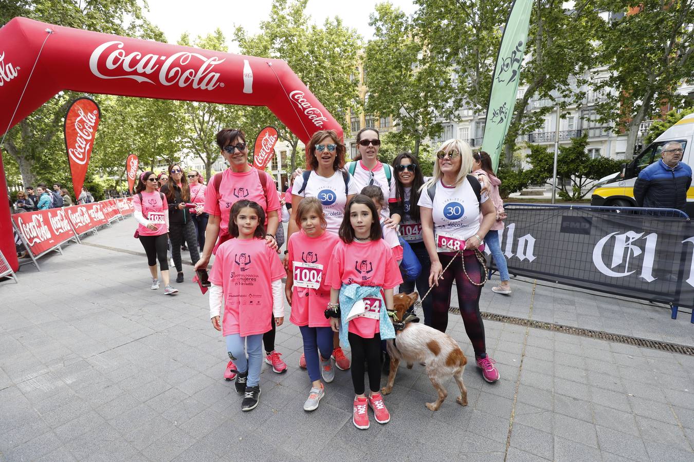 La buena mañana acompañó a las participantes en la Carrera y Marcha de las Mujeres, organizada por El Norte de Castilla. 