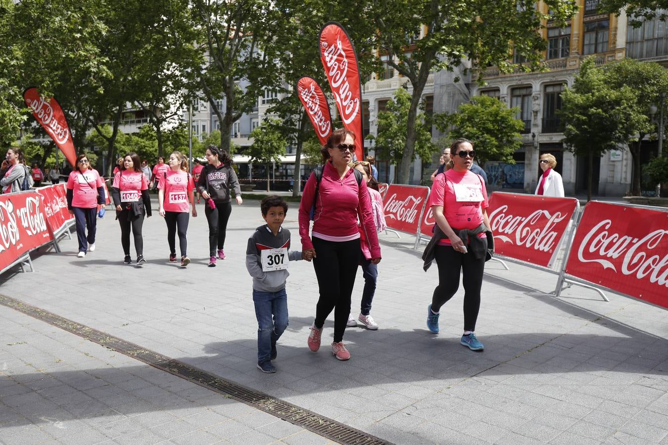 La buena mañana acompañó a las participantes en la Carrera y Marcha de las Mujeres, organizada por El Norte de Castilla. 