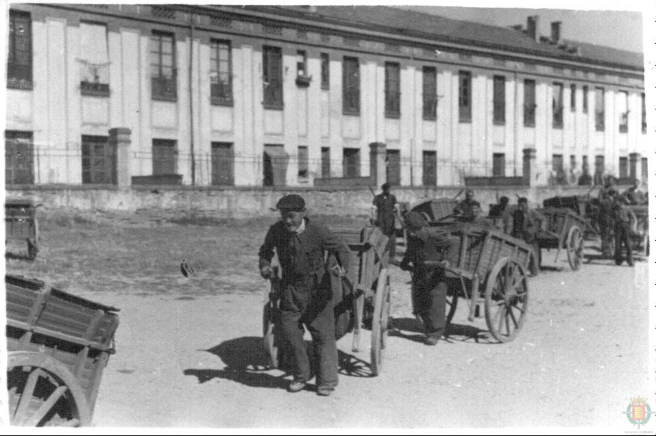 Trabajadores del servicio de limpieza.