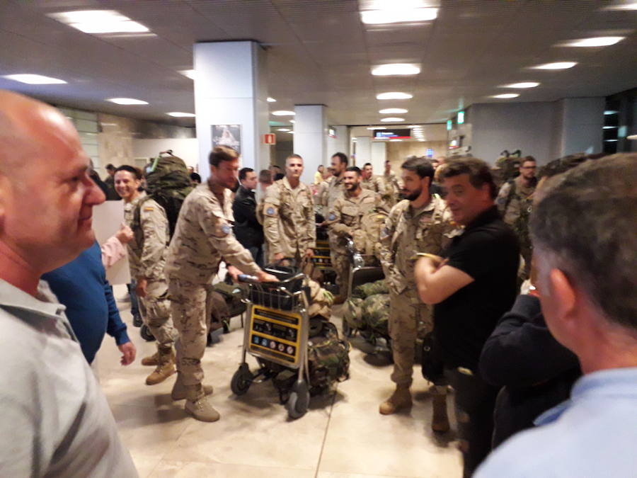 Fotos: Regresan los primeros 124 militares de Malí tras seis meses adiestrando al ejército de ese país