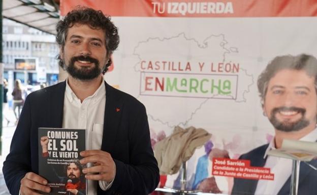 José Sarrión, en la presentación de su libro.