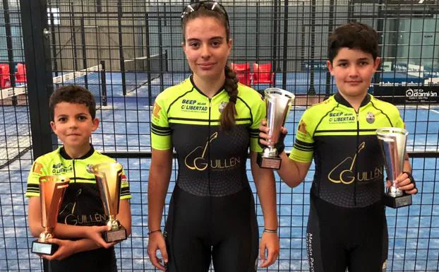 Triple podio para la Escuela Bejarana de Ciclismo en Ávila