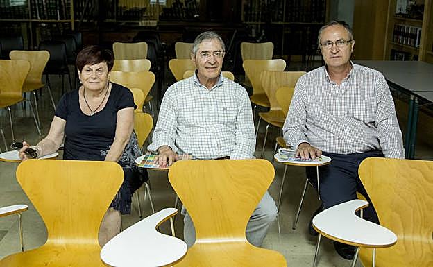 Isabel Cristóbal, José Luis Sandoval y Luis Miguel Valles. 