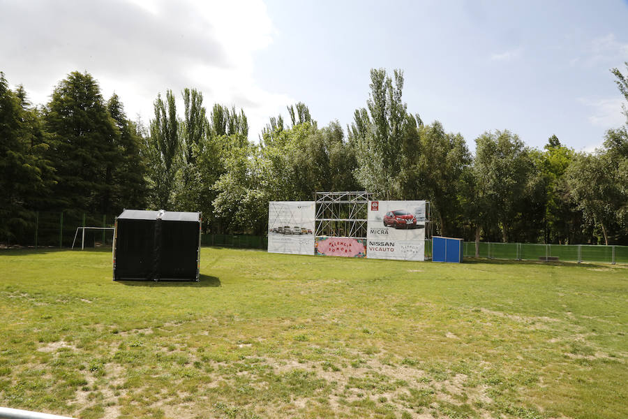 El escenario del Palencia Sonora, en el Sotillo. 