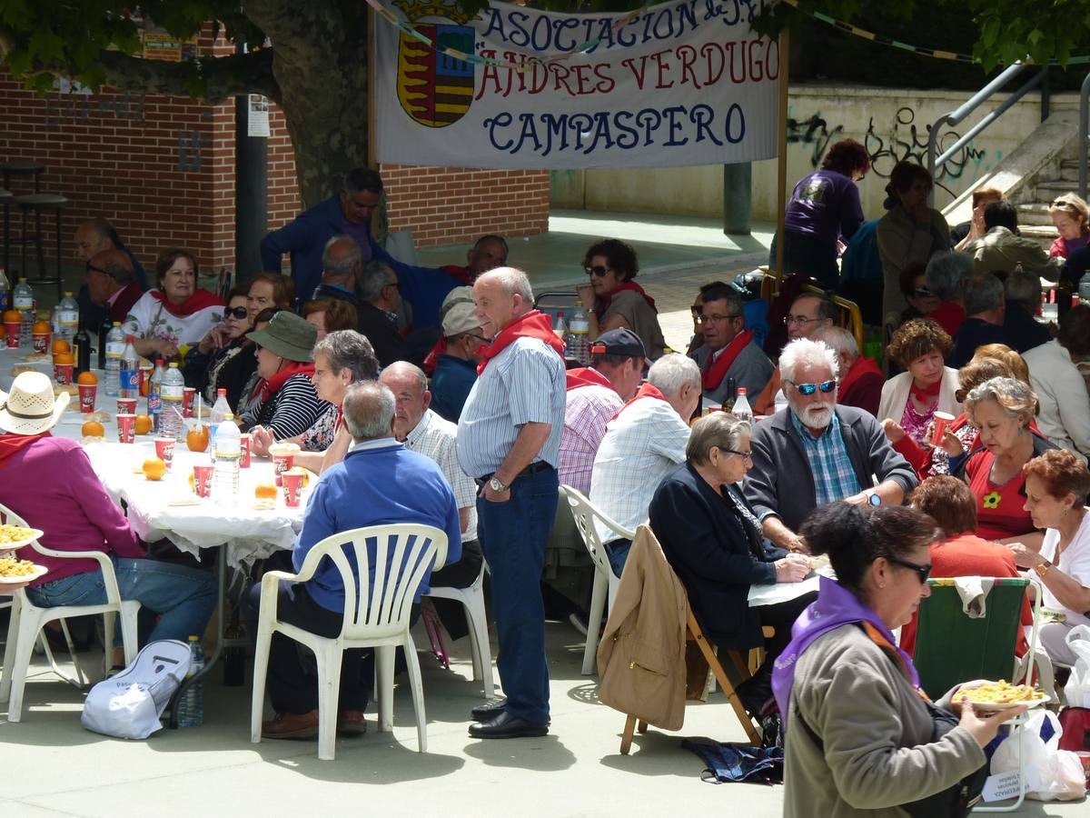 Es la edición número 26 de una cita que, todas las primaveras, reúne a cientos de mayores (en esta, 609) en una cita festiva que, además, sirve para reivindicar el papel que juegan los mayores en el medio rural