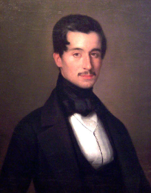 Imagen secundaria 2 - Arma de la colección de Rico y Sinobas en el Arqueológico Nacional, portada de una obra suya y su retrato.