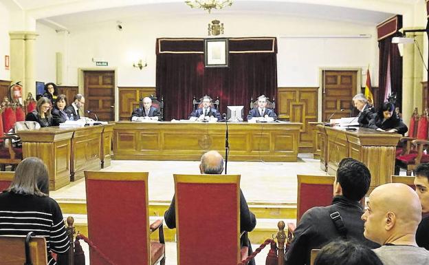 Imagen del juicio celebrado en la Audiencia Provincial de Salamanca. 