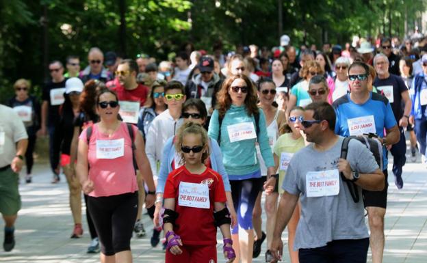 Todos los participantes recorrieron cinco kilómetros por las calles de Valladolid.