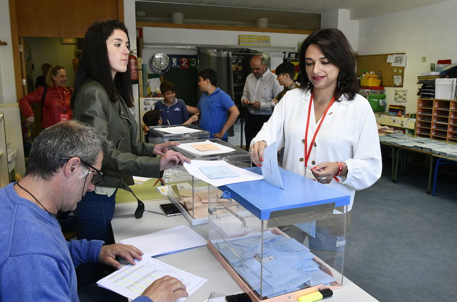 Alicia Palomo vota el pasado 26 de mayo. 