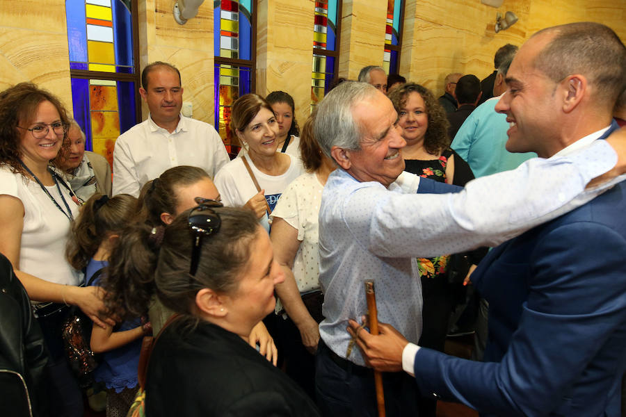 Fotos: Samuel Alonso coge el relevo de Joseé Luis Vázquez en el ayuntamiento del Real Sitio