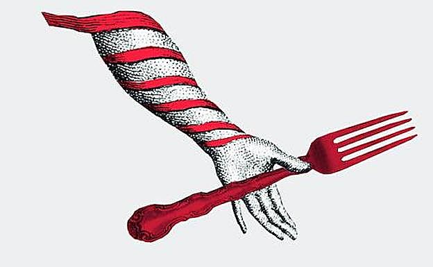 Dos cabezas de ternera