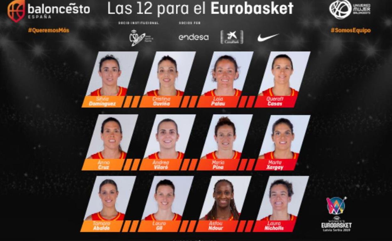Las tres jugadoras del CB Avenida acudirán con la selección al Eurobasket