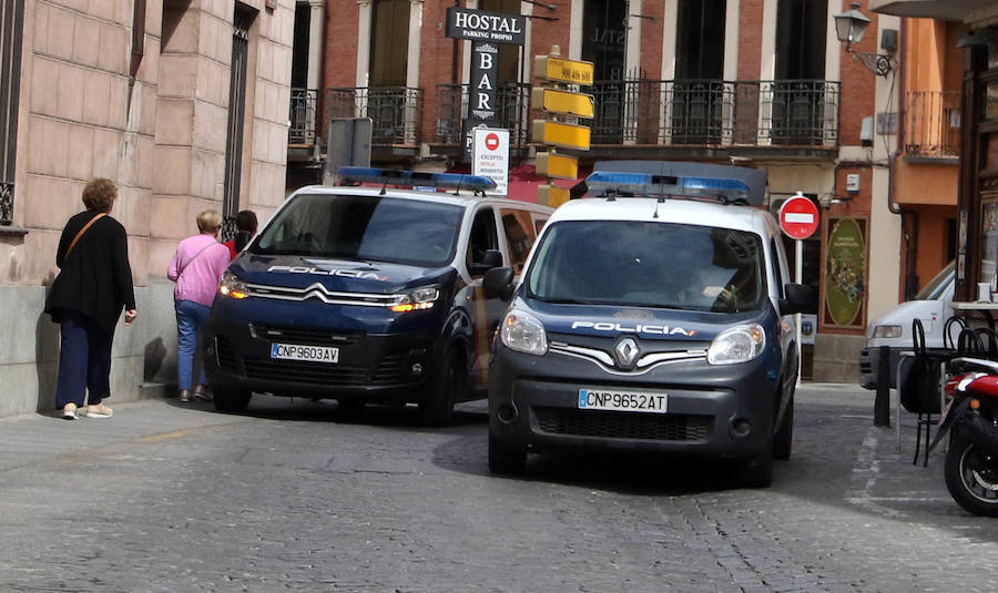 Fotos: Operación antidroga de la Policía Nacional en Segovia