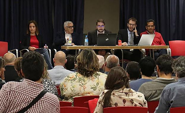 Asamblea de Cs Valladolid el martes de la semana pasada.