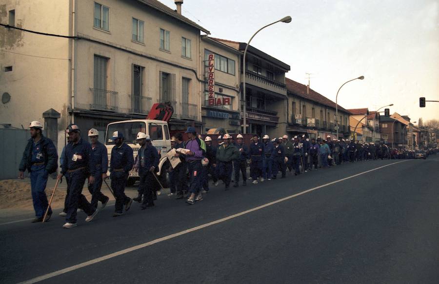 Fotos: El Espinar ha visto pasar todas las marchas reivindicativas en los últimos 30 años (1)