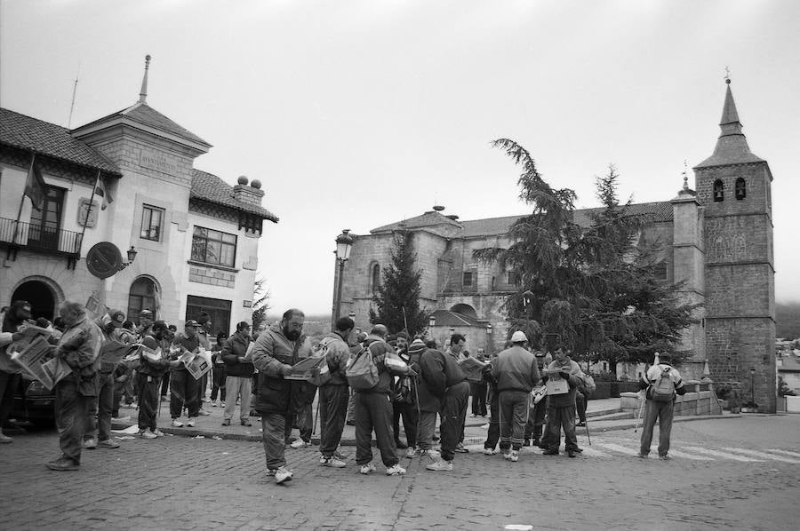 Fotos: El Espinar ha visto pasar todas las marchas reivindicativas en los últimos 30 años (1)