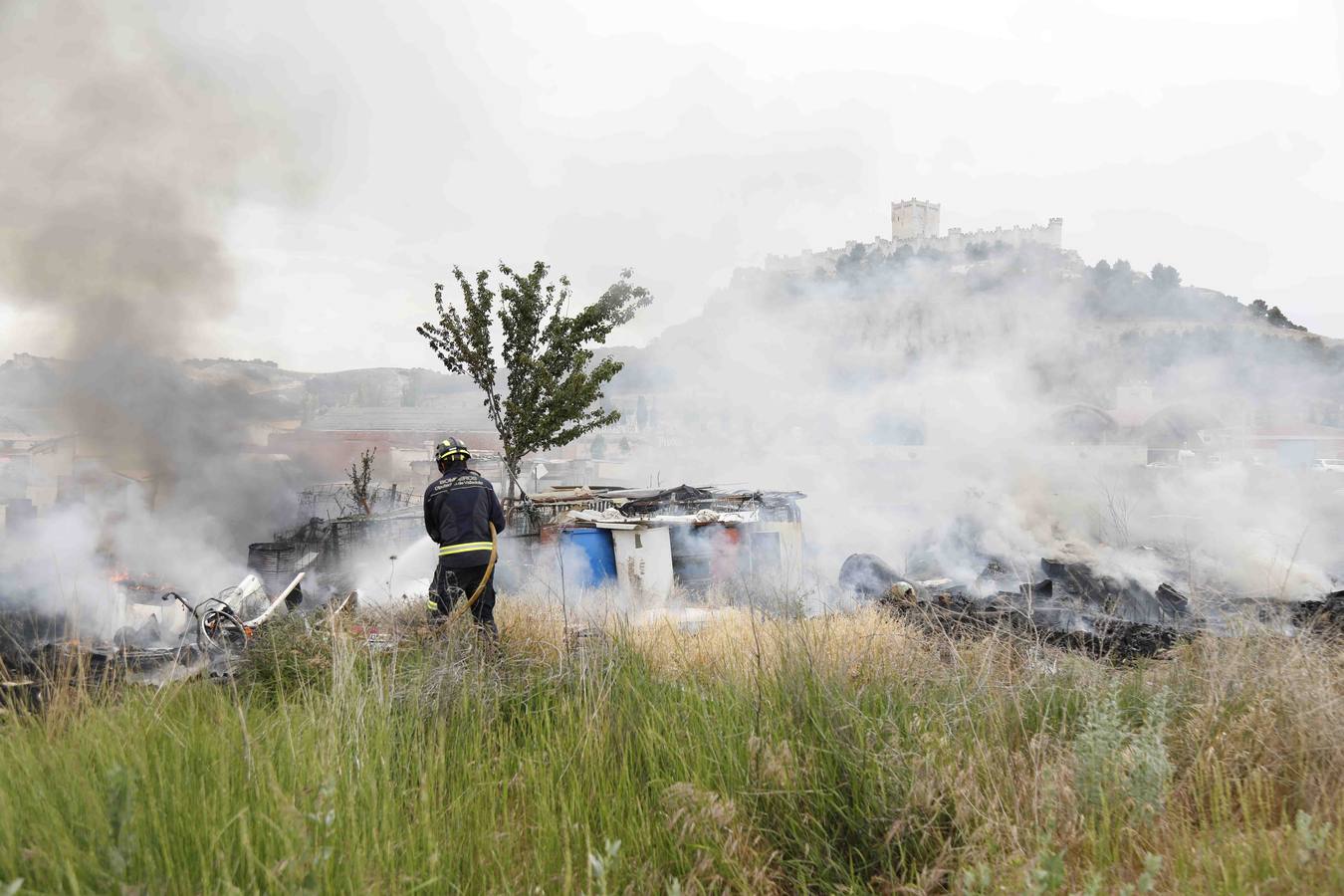 Fotos: Incendio en Peñafiel