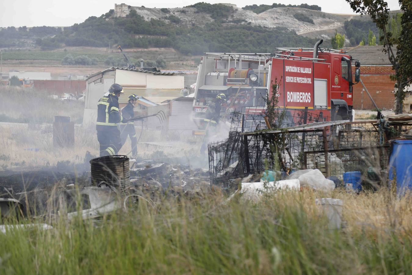 Fotos: Incendio en Peñafiel