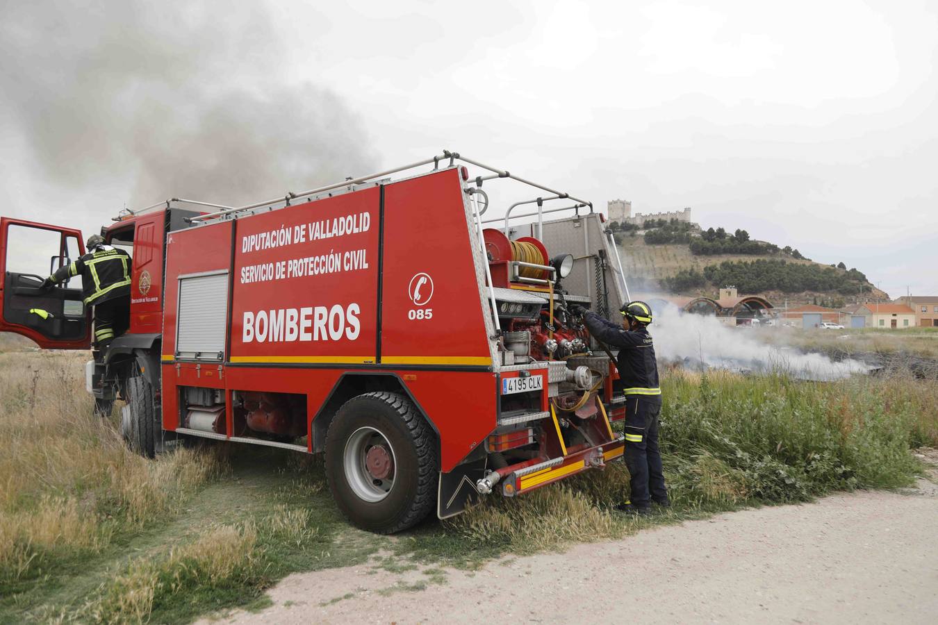 Fotos: Incendio en Peñafiel