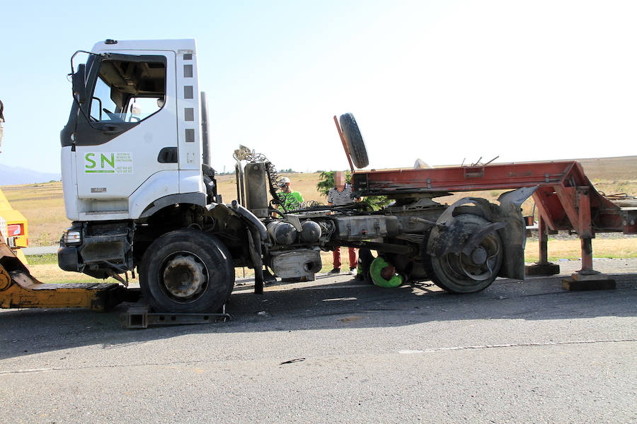 Fotos: Accidente en la carretera de La Granja