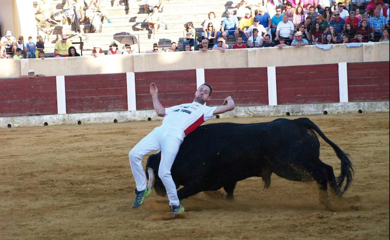 Concurso de cortes en las fiestas de Olmedo de 2018.