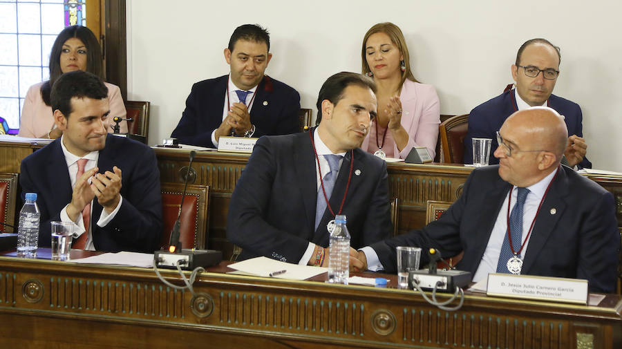 Conrado Íscar toma posesión como presidente de la Diputación de Valladolid. 