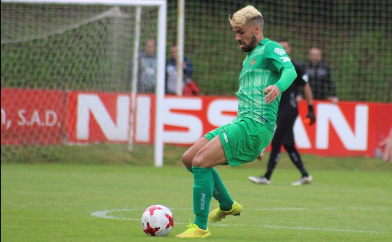 Borja López, durante un partido. 