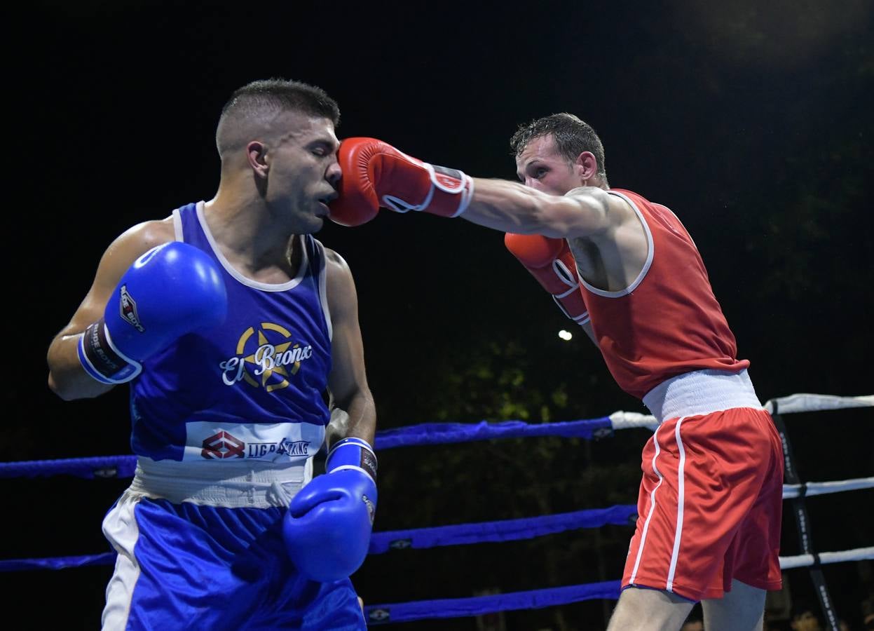 Numeroso público siguió los combates en el cuadrilátero instalado en al Acera de Recoletos.