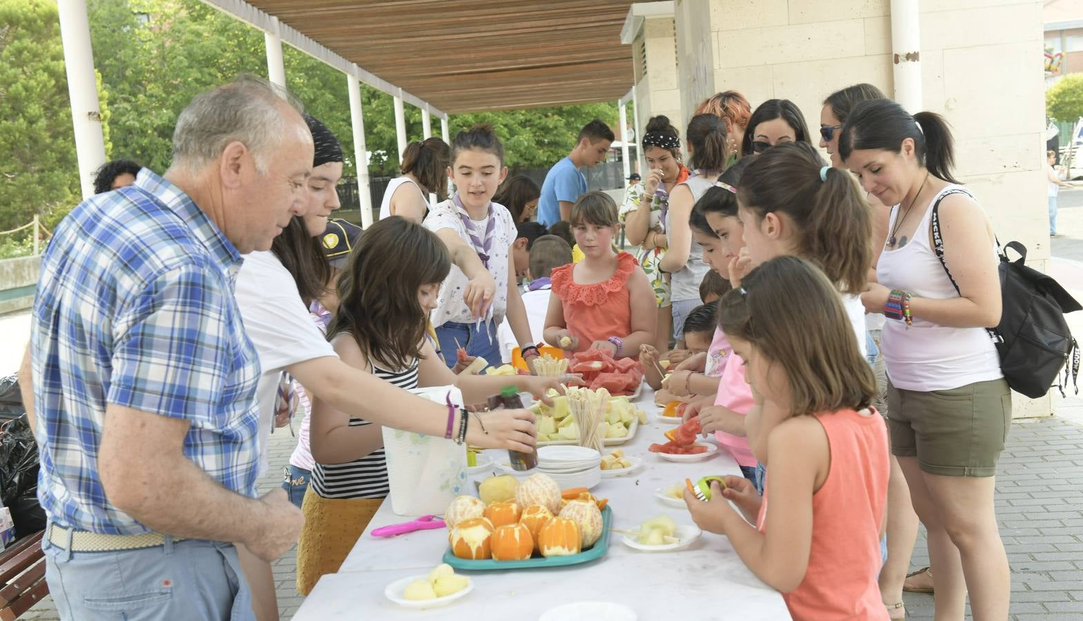 Fiestas en el barrio de La Victoria.