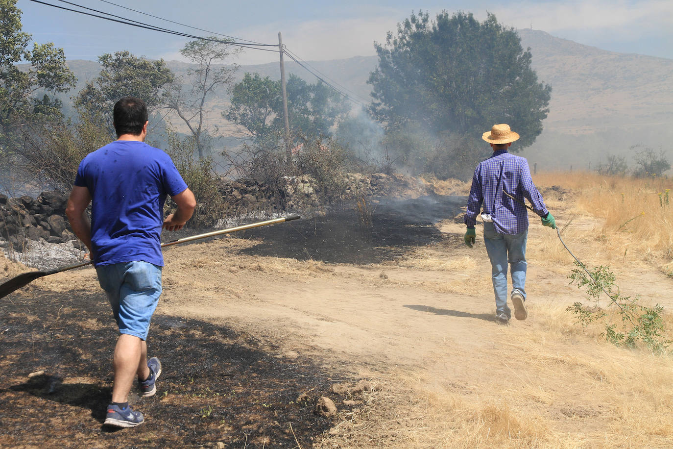 Fotos: Incendio en Trescasas (1)