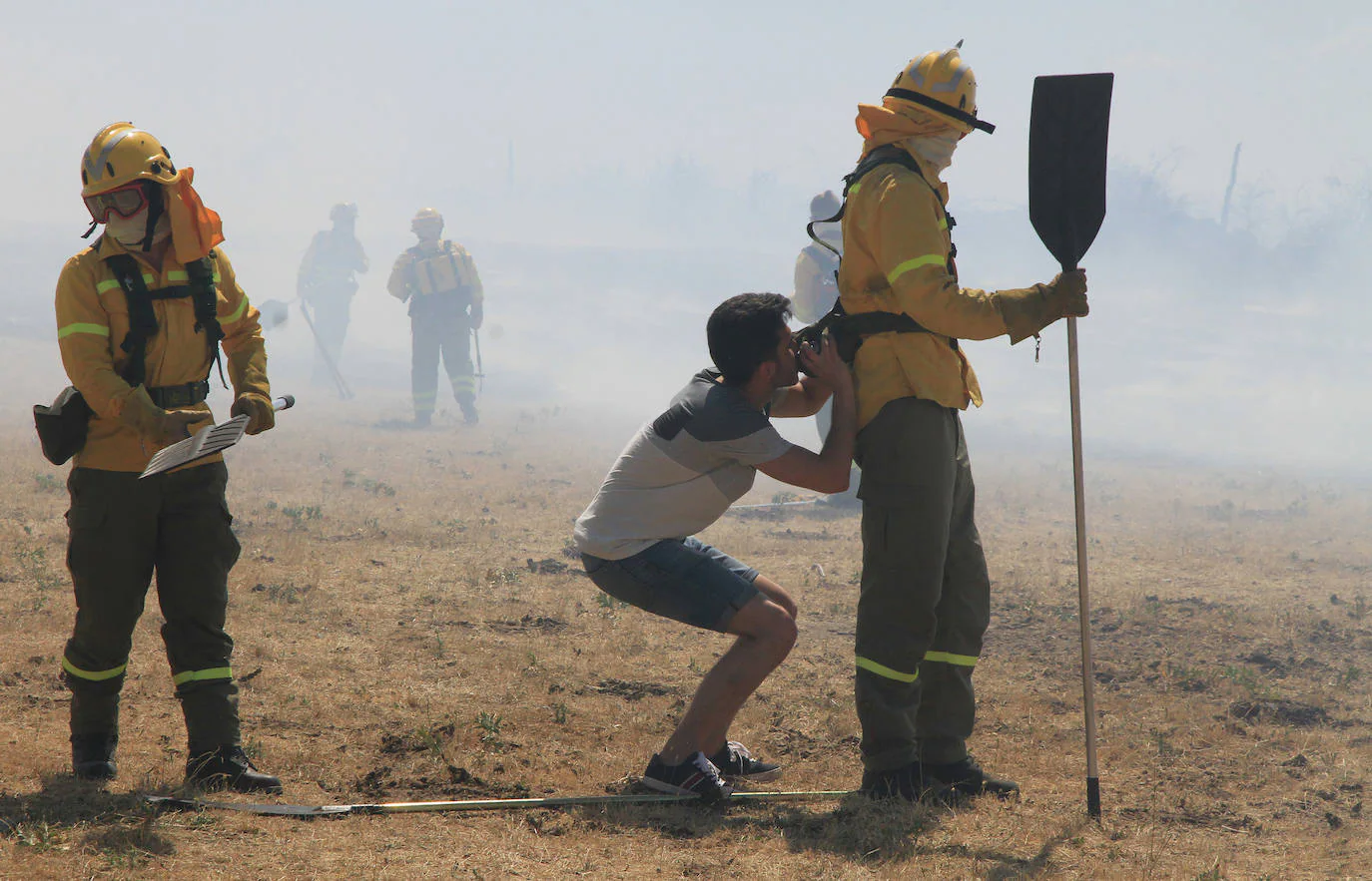 Fotos: Incendio en Trescasas (1)